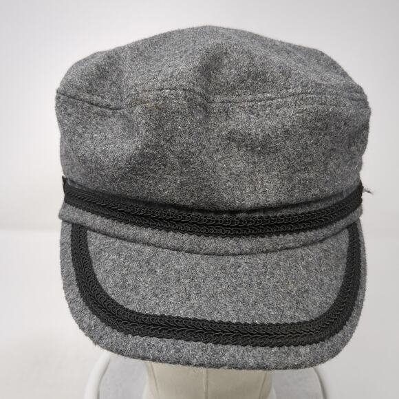 David And Young Cadet Army Cap Gray One Size Stretchable Outdoor Blank - Picture 2 of 9